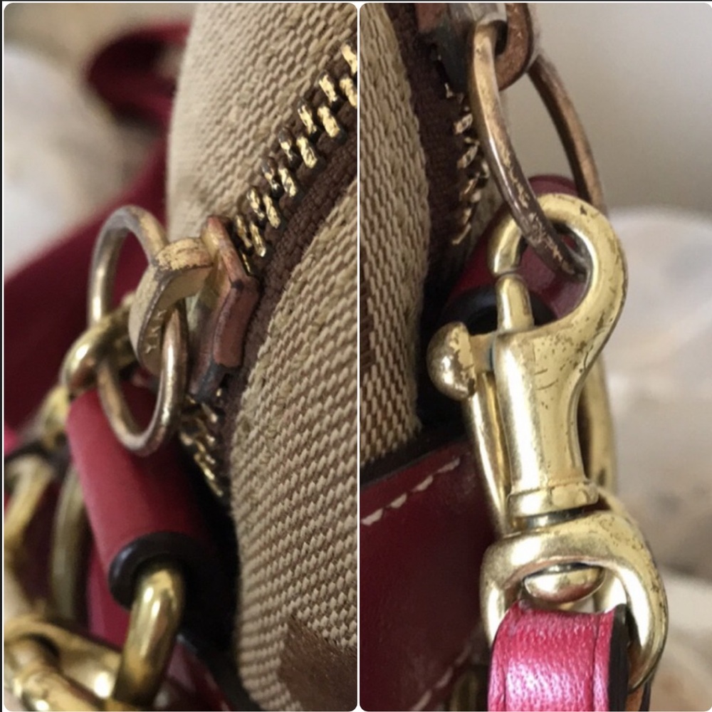 Coach Vintage Signature Swingback Crossbody Purse, Y2K 2006, 10128 - Picture 7 of 16